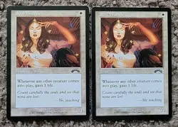 2x X2 MTG Magic the Gathering Soul Warden (21/143) Exodus LP-NM - Image 1