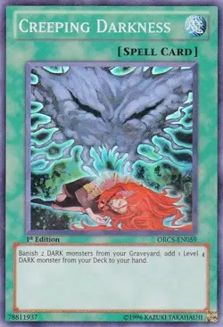 3 x Creeping Darkness - ORCS-EN059 - Super Rare - Unlimited Edition Near Mint, E - Image 1