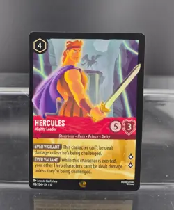 Disney Lorcana Hercules - Mighty Leader 118/204 Whispers in the Well Legendary - Image 1