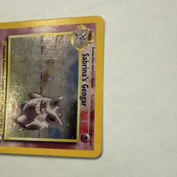 Pokemon Sabrina's Gengar Gym Challenge Holo Rare 80 HP 14/132 Card - Image 5
