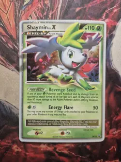 Pokemon Card Shaymin LV. X DP39 Diamond & Pearl Promos HOLO RARE - MP - Image 1