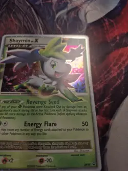 Pokemon Card Shaymin LV. X DP39 Diamond & Pearl Promos HOLO RARE - MP - Image 2