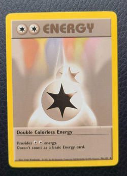 DOUBLE COLORLESS ENERGY - 96/102 - Base Set - Pokemon Card - LP - Image 1