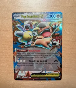 Mega Kangaskhan Ex Pokemon Prize Pack Series 8 Promo Pokemon Card NM - Image 1