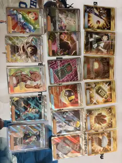 Pokemon TCG Full Art Lot of 17 Cards Pokemon Holo Trainers *Near Mint* - Image 1