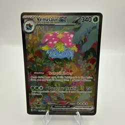 Pokemon TCG Venusaur EX Full Art Holo Card 198/165 Scarlet & Violet 151 Sir - Image 2