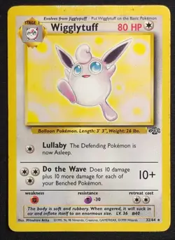 Wigglytuff 32/64 Non Holo Jungle Pokemon Card - Image 1