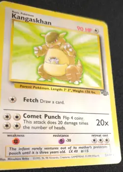 Kangaskhan 21/64 Non Holo Jungle Pokemon Card - Image 2