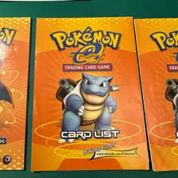 Pokemon TCG Rulebook & Card List Lot of 12, Expedition Deoxys Dragon Sandstorm - Image 4