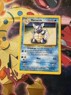 Wartortle - 42/102 - Pokemon Base Set Unlimited Card WOTC - Image 1