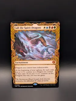 MTG - Call the Spirit Dragons - SHOWCASE - Enchantment - TDM #309 - Image 1