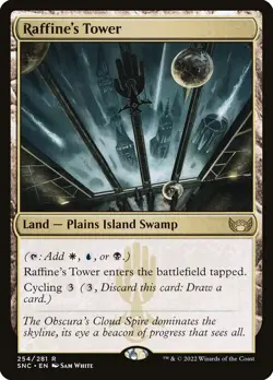 MTG Magic 1 x Raffine's Tower #254 x 1 - SNC - [1/2] - Image 1