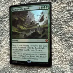 MTG *Reshape the Earth foil X1* (NM) Commander Legends Magic the Gathering - Image 3