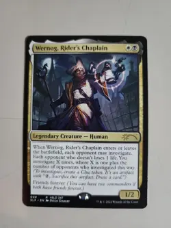 MTG Wernog, Rider's Chaplain Universes Within (SLX) 008 Regular Rare - Image 1