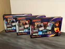 MTG 2017 Gift Pack X3 NEW FACTORY SEALED English 3 Boxes Amonkhet Ixalan Hour - Image 2