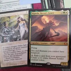 COMMANDER Magic Deck - Heaven to Earth- ***ANGELS*** GREEN & WHITE Mythic Rare - Image 1