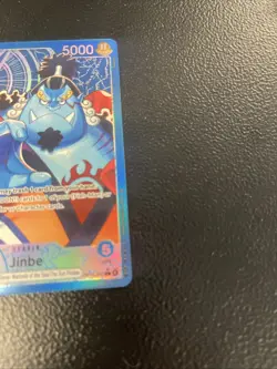 Jinbe OP14-040 Leader Alternate Art Azure Sea's Seven One Piece Card English NM - Image 4