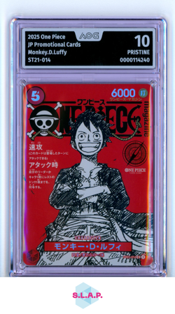 MONKEY.D.LUFFY ONE PIECE 2025 ST21-014 PROMOTIONAL CARDS AOG 10 - Image 1
