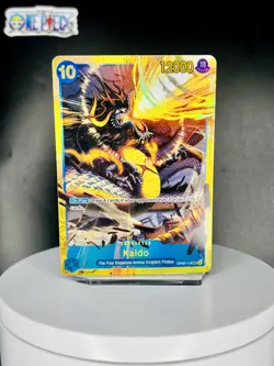 One Piece Card Game 🏴‍☠OP05-118 Kaido SEC NM Alt Art Foil ENGLISH - Image 1
