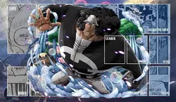 One Piece CCG Bartholomew Kuma Gaming Game Playmat Mat Game Desk Playmat Mat - Image 1