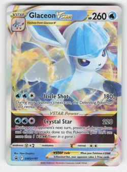 Glaceon VSTAR - SWSH197 SWSH: Sword & Shield Promo Cards Holo NM - Image 1