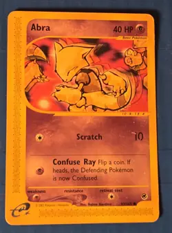 Pokemon Card - Abra Expedition 93/165 Common - Image 1