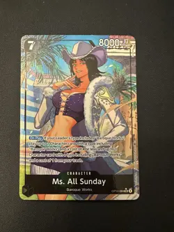 Near Mint Ms. All Sunday OP14-084 Alt Art English One Piece Card Game - Image 1