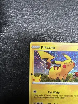 Pikachu SWSH039 Holo Pokemon Card 2020 25th Anniversary General Mills Promo LP - Image 4