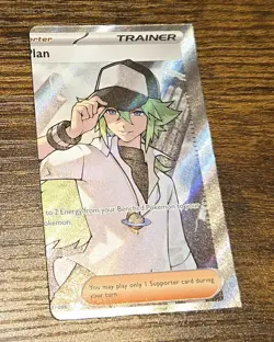 ULTRA RARE ERROR CARD N'S PLAN 163/086 POKEMON BLACK BOLT MISCUT CARD - Image 1