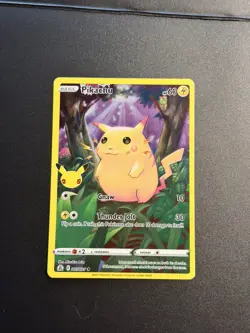 Pokemon Pikachu Celebrations 005/025 Holo Rare Basic Electric 60 HP English Card - Image 1