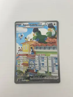 Pokemon Squawkabilly EX TCG Card Paldea Evolved, Illustration Rare, 264/193 - Image 1