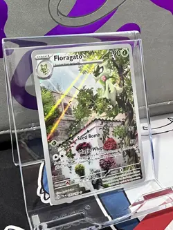 Floragato Scarlet & Violet Paldea Evolved Holo Illustration Card 197/193 - Image 3