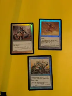 Suntail Hawk,Cagemail & Guided Strike Judgment.Old VIntage.MTG 3 Card.FOIL - Image 1