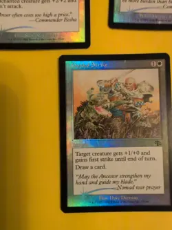 Suntail Hawk,Cagemail & Guided Strike Judgment.Old VIntage.MTG 3 Card.FOIL - Image 2