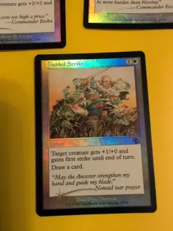 Suntail Hawk,Cagemail & Guided Strike Judgment.Old VIntage.MTG 3 Card.FOIL - Image 3