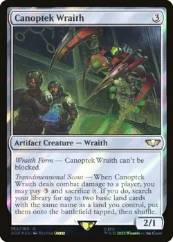MTG | Canoptek Wraith (Surge Foil) | Warhammer 40,000 40K | Magic the Gathering - Image 1