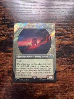 Samwise the Stouthearted Showcase Surge Foil Lord of the Rings NM 798 - Image 1