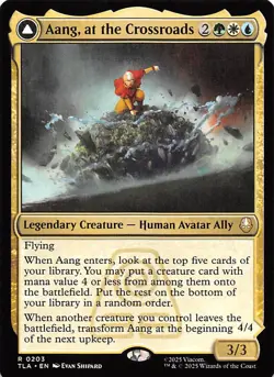Aang at the Crossroads 203 Avatar: The Last Airbender Magic the Gathering - Image 1