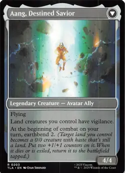 Aang at the Crossroads 203 Avatar: The Last Airbender Magic the Gathering - Image 2
