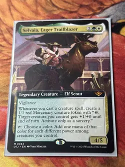 Mint/Near-Mint, English - 1 x MTG Selvala, Eager Trailblazer - Extended Art Outl - Image 2