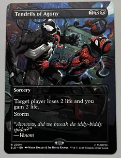 MTG Secret Lair Drop Tendrils of Agony Sorcery RARE REGULAR #2004 - Image 1