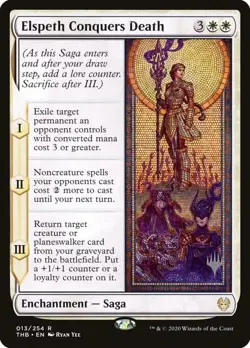 Elspeth Conquers Death (Promo Pack) [Theros Beyond Death Promos] Near Mint - Image 1