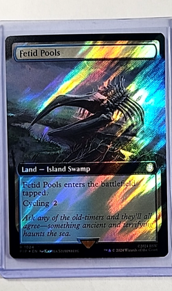 2024 MTG Magic The Gathering Fallout Extended Art Surge Foil #1024 Fetid Pools - Image 1
