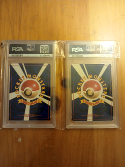PSA 9 Caterpie & Metapod 1998 Pokemon Japanese Red Green Gift Set Sequential - Image 2