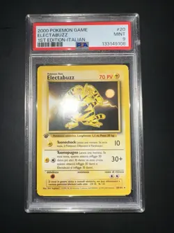 POKEMON PSA 9 ELECTABUZZ 20/102 SET BASE 1st PRIMA EDIZIONE ITALIANO 2000! - Image 5