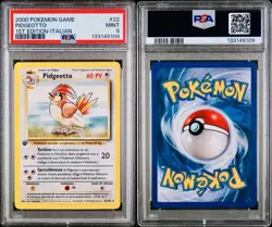 POKEMON PSA 9 PIDGEOTTO 22/102 SET BASE 1st PRIMA EDIZIONE ITALIANO 2000! - Image 3