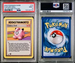 POKEMON PSA 9 CLEFAIRY DOLL 70/102 SET BASE 1st PRIMA EDIZIONE ITALIANO 2000! - Image 3