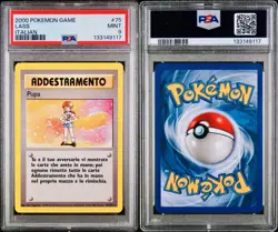 POKEMON PSA 9 ADDESTRAMENTO PUPA 75/102 SET BASE 1st EDIZIONE ITALIANO POP 1!🌏 - Image 3