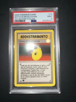 POKEMON PSA 9 GETTO DI INVOLUZIONE 72/102 SET BASE 1st PRIMA EDIZIONE ITALIANO! - Image 5