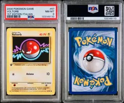POKEMON PSA 8 VOLTORB 67/102 SET BASE 1st PRIMA EDIZIONE ITALIANO 2000! - Image 3